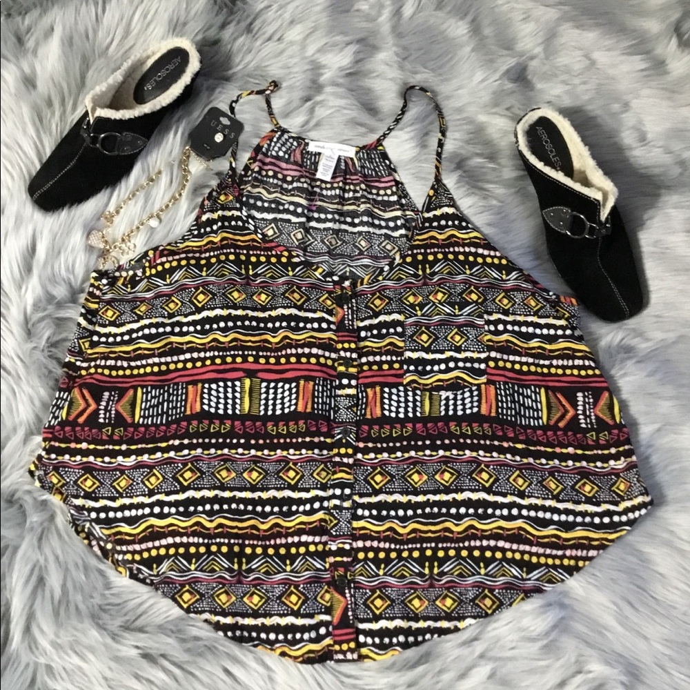 AMBIANCE APPAREL. COLORFUL TANK TOP
